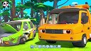 宝宝巴士启蒙音乐剧之汽车帮帮队 5-五辆赛车