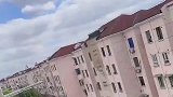 螃蟹卡在窗户上，屋主想不出它怎么上去的