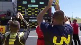 f2 英国站正赛，中国车手周冠宇赢下冠军 成为本赛季首位拿到三座冠军的车手 f1