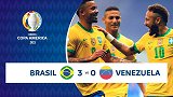 【纯享版集锦】内马尔传射马尔基尼奥斯建功 巴西3-0委内瑞拉