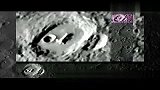 水星表面的巨大建筑物和飞行器