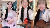 可爱甜蜜小美女吉他弹唱《渡我不渡她》，好听极了，瞬间想恋爱了