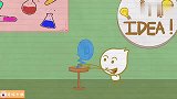 笔绘卡通：铅笔人参加科学竞赛，动了坏心思，破坏他人的作品！