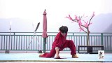 少年侧空翻，用武当轻功给大家送福，祈愿牛年大福好运来
