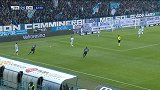 佩利西耶单刀遭门将封堵 负角度扫射空门拉扎里上演门线解围