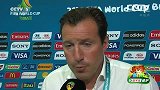 世界杯-14年-小组赛-H组-第3轮-比利时抵达球场 主帅维尔莫茨接受采访-花絮