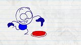 搞笑铅笔人动画：红色按钮引起了熊孩子的好奇心，坑爹啊