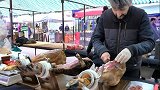 伦敦街头，西班牙火腿，你看老板的片肉技术如何