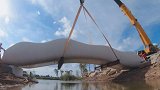 福建泉州全国最大3D打印桥落成 桥上站满人都能承受