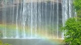 隐藏在重庆万州大山中的青山绿水，彩虹瀑布