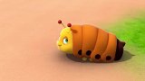 萌鸡小队：萌鸡们在做游戏，爬过来一只小虫子，胖乎乎的好慢呀