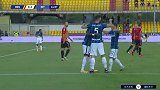 第25分钟国际米兰球员加利亚尔迪尼进球 贝内文托0-2国际米兰