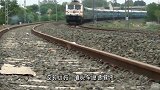 火车就快到眼前，印度大爷还赶着毛驴过铁路，镜头记录全过程！