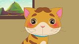 俏皮大嘴猫：大嘴猫起床了，闻到了金枪鱼的味道，它去客厅了