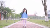 双马尾jk跳超萌的血小板宅舞！