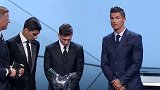 欧冠-1516赛季-欧足联颁奖盛典：梅西荣获欧洲足球年度最佳男子运动员-花絮