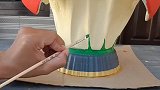 完美创意，用水泥和布制作一个漂亮的花盆