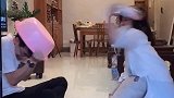 我告诉过你要开心敲门！告诉你不要让我