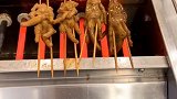 尝了尝新开不久的烤鸡爪，还不错诶#阿芮烤鸡爪
