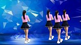 网络流行广场舞《红唇》弹跳32步，背面演示