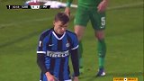 第83分钟国际米兰球员巴雷拉射门 - 打偏