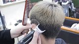好帅气的一款男士发型！可惜，我就是遇不到这样的发型师