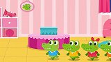 宝宝巴士少儿动画：五只鳄鱼爱吃棒棒糖