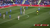 第84分钟巴列卡诺球员特雷霍射门