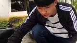 农村浪人锡纸烤小龙虾，味道还不错