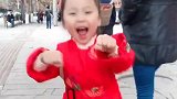 萌娃跳舞的样子，实在是太可爱了
