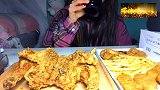 美食制作，小姐姐吃炸鸡，配上可乐简直太过瘾了，网友吃得太爽了