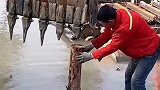 挖掘机砸立柱，涨见识了