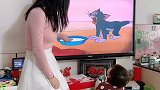 猫和老鼠第八集，4分20秒，拿去逗你的小孩吧！