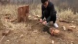 农村小伙玩鞭炮玩出新高度，一般人真玩不了！