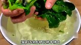 菠菜鸡蛋卷营养美味，饭店一盘68元，在家做成本6元，真香