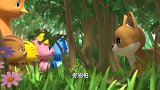 萌鸡小队：萌鸡发现小豺狼，小豺狼呼唤他的家人可是没人回应他