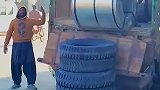 原来钢卷是这样卸的啊