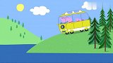 小猪佩奇：猪爸爸的露营车太神奇了，还可以变成轮船