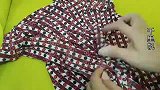 不喜欢穿圆领衣服？资深老裁缝教你简单一招轻松改成时尚V字