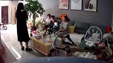 监控拍下大理地震来袭，婴儿的预感真的强