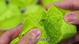 潮汕地区网红美食桑叶粿，颜色翠绿，个个开花，色香味俱全