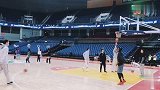 青岛VS北京赛前：张骋宇苦练投篮 常林伤后现身