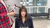 发际线碎发太多，长脸女生换了新发型后，变身气质御姐!巨好看
