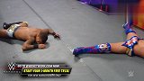 WWE轻量级205：里奥拉许vs卡里斯托 灵巧型选手满场飞奔
