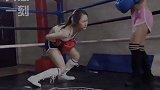 回合制的女子拳击比赛。开心一刻