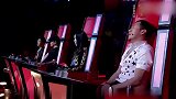 好声音：四位导师只有那英没转身!她一看后悔了：这误差太大了!