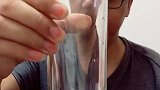 消失的玻璃瓶，液体为食用油，折射现象！亲子最佳小实验！