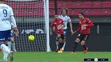 下半场补时第1分钟雷恩球员布里若射门 - 打偏