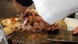 香港街头美食，烧腊店的招牌脆皮烧猪腩，肥而不腻肉质细嫩弹牙