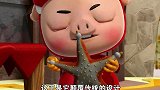 猪猪侠之变身小英雄：猪猪侠又在菲菲面前丢人了，还被海星咬住